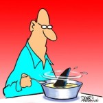 Shark fin soup cartoon